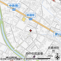 広島県府中市中須町1099周辺の地図