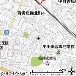 大阪府堺市北区中百舌鳥町4丁463周辺の地図