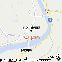 下之川公民館周辺の地図