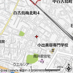 大阪府堺市北区中百舌鳥町4丁463-7周辺の地図