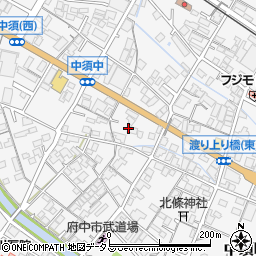 広島県府中市中須町974周辺の地図
