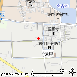 奈良県磯城郡田原本町保津179周辺の地図