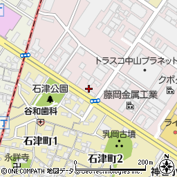 大阪府堺市堺区石津北町55-3周辺の地図