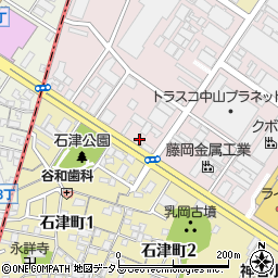 大阪府堺市堺区石津北町55-2周辺の地図