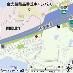 奈良県香芝市上中1268-176周辺の地図