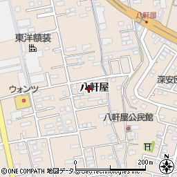 広島県福山市加茂町八軒屋87周辺の地図