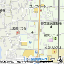 奈良県香芝市上中792周辺の地図