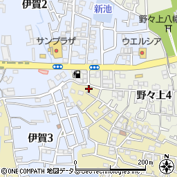 松山牛乳店周辺の地図