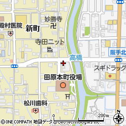 奈良県磯城郡田原本町新町281-1周辺の地図