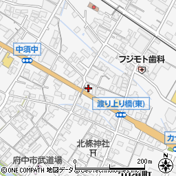 広島県府中市中須町861周辺の地図