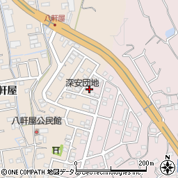 広島県福山市加茂町八軒屋300周辺の地図