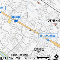 広島県府中市中須町964周辺の地図