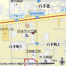 大阪府堺市東区八下町1丁142周辺の地図