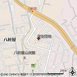 広島県福山市加茂町八軒屋周辺の地図