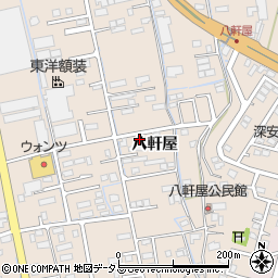 広島県福山市加茂町八軒屋86周辺の地図