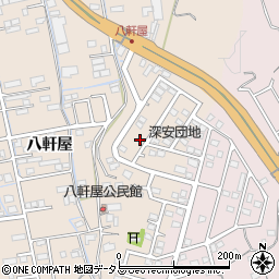 広島県福山市加茂町八軒屋276周辺の地図