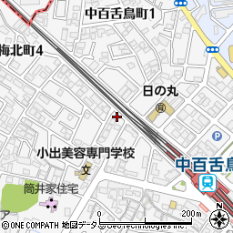 大阪府堺市北区中百舌鳥町4丁69周辺の地図