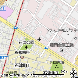 大阪府堺市堺区石津北町57周辺の地図