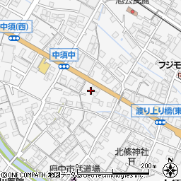 広島県府中市中須町970周辺の地図