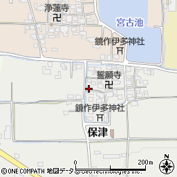 奈良県磯城郡田原本町保津140周辺の地図