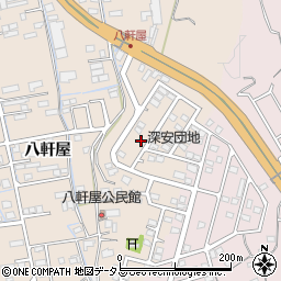 広島県福山市加茂町八軒屋275周辺の地図
