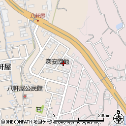 広島県福山市加茂町八軒屋301周辺の地図