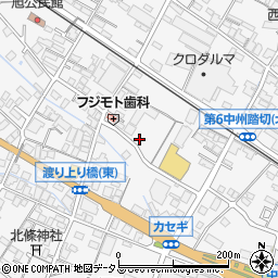 広島県府中市中須町周辺の地図