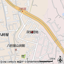 広島県福山市加茂町八軒屋296周辺の地図