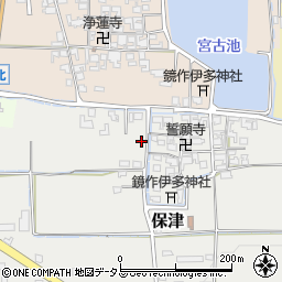 奈良県磯城郡田原本町保津163周辺の地図