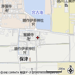 奈良県磯城郡田原本町保津122周辺の地図