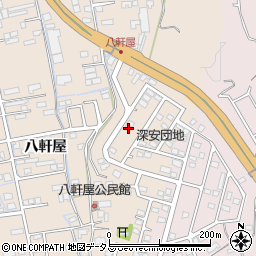 広島県福山市加茂町八軒屋257周辺の地図
