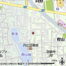 大阪府羽曳野市樫山335周辺の地図