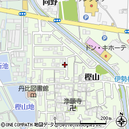 大阪府羽曳野市樫山328周辺の地図