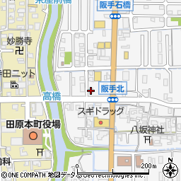 奈良県磯城郡田原本町阪手162-9周辺の地図