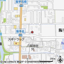 奈良県磯城郡田原本町阪手203周辺の地図