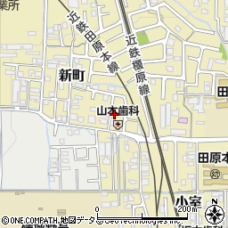 奈良県磯城郡田原本町新町208周辺の地図