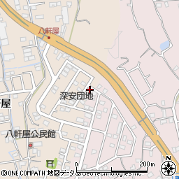 広島県福山市加茂町八軒屋303周辺の地図