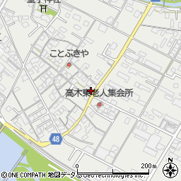広島県府中市高木町1223-1周辺の地図