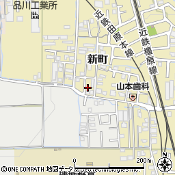 奈良県磯城郡田原本町新町203周辺の地図