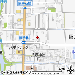 奈良県磯城郡田原本町阪手203-3周辺の地図