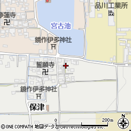 奈良県磯城郡田原本町保津97-2周辺の地図