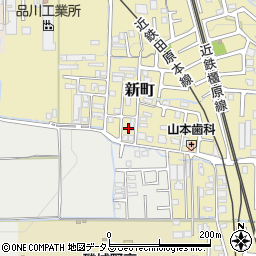 奈良県磯城郡田原本町新町202周辺の地図