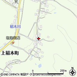 岡山県井原市上稲木町376周辺の地図