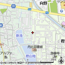 大阪府羽曳野市樫山321周辺の地図