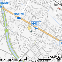 広島県府中市中須町1108周辺の地図