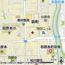 奈良県磯城郡田原本町新町38周辺の地図