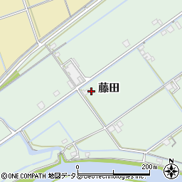 岡山県岡山市南区藤田53周辺の地図