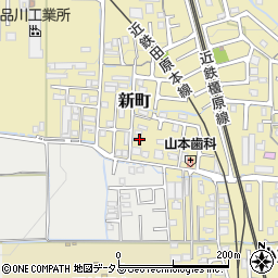 奈良県磯城郡田原本町新町204周辺の地図