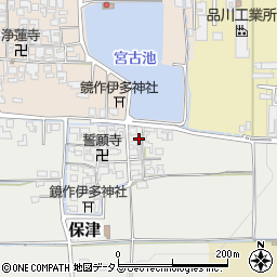 奈良県磯城郡田原本町保津120周辺の地図