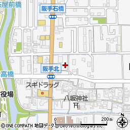 奈良県磯城郡田原本町阪手193-7周辺の地図